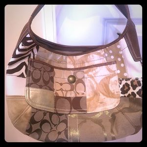 Animal Print Coach Bag